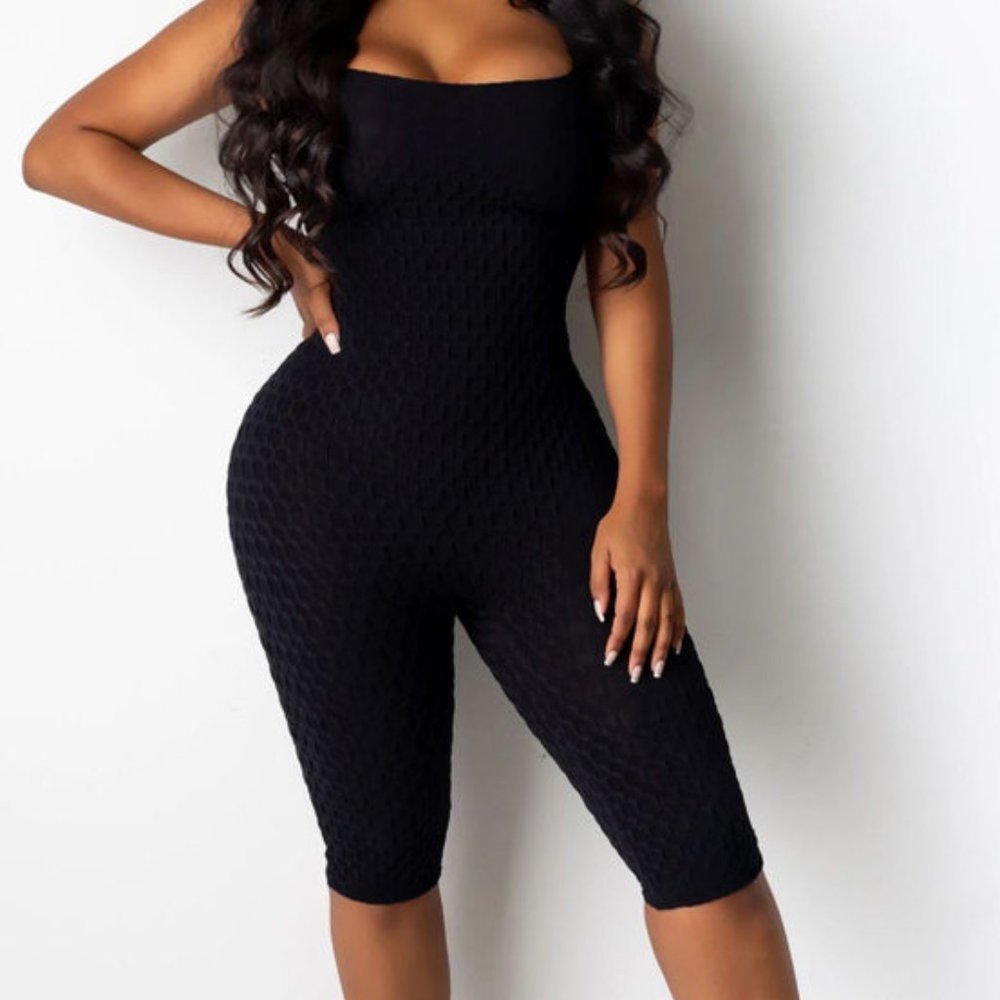 Black Plus Size Romper